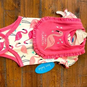 Flamingo onesie